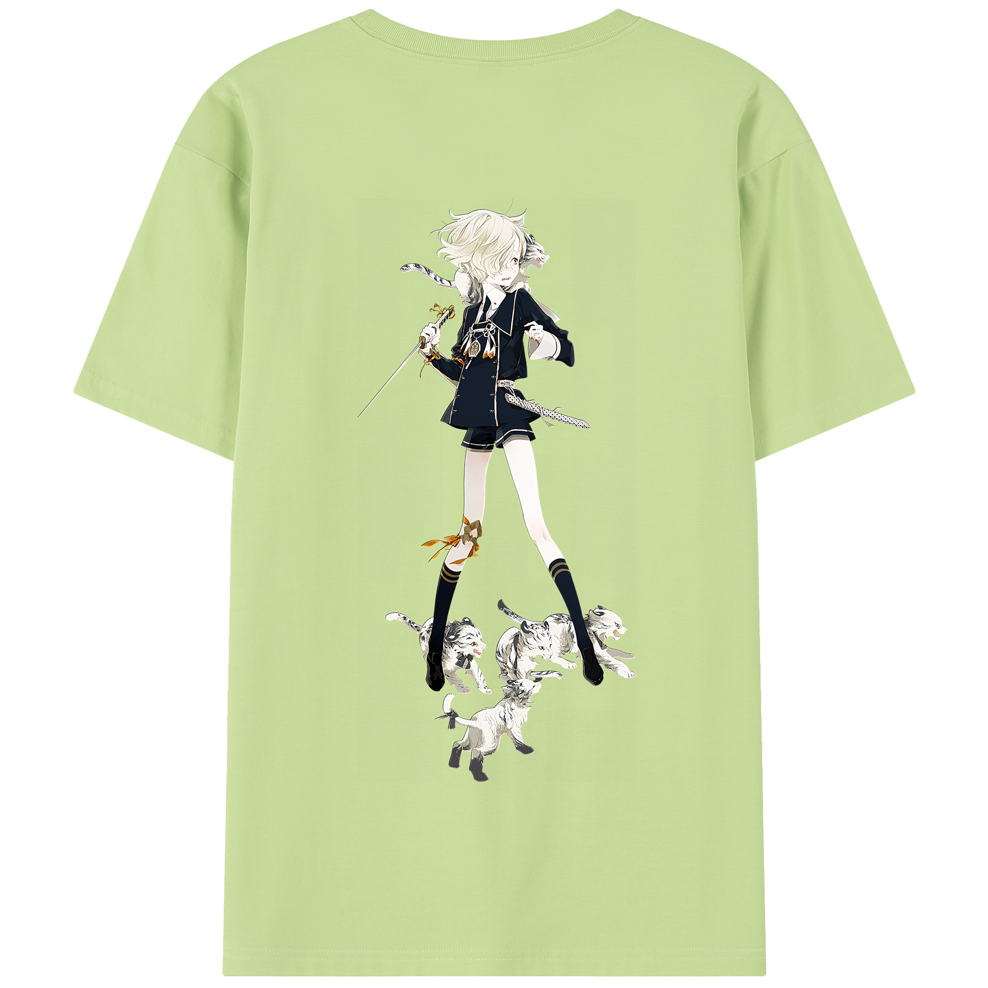 （画像用） 刀剣乱舞 Touken Ranbu 綿100％半袖Tシャツ（背面プリント）